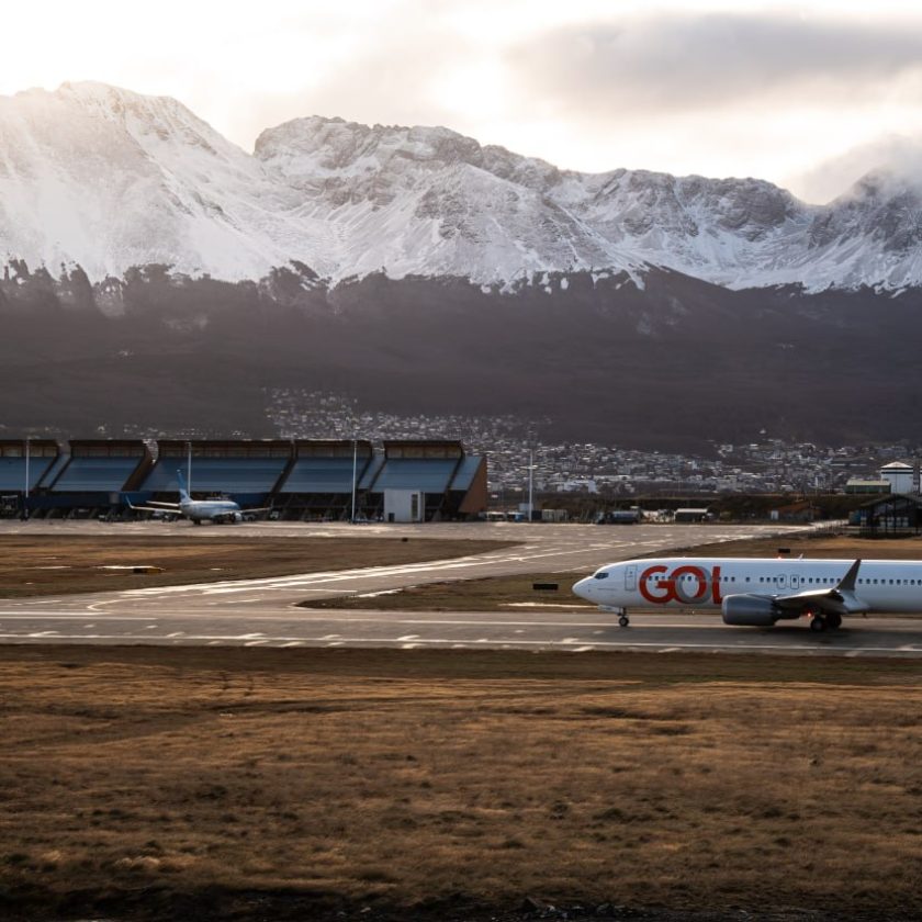 Inauguraron el vuelo directo entre San Pablo y Ushuaia