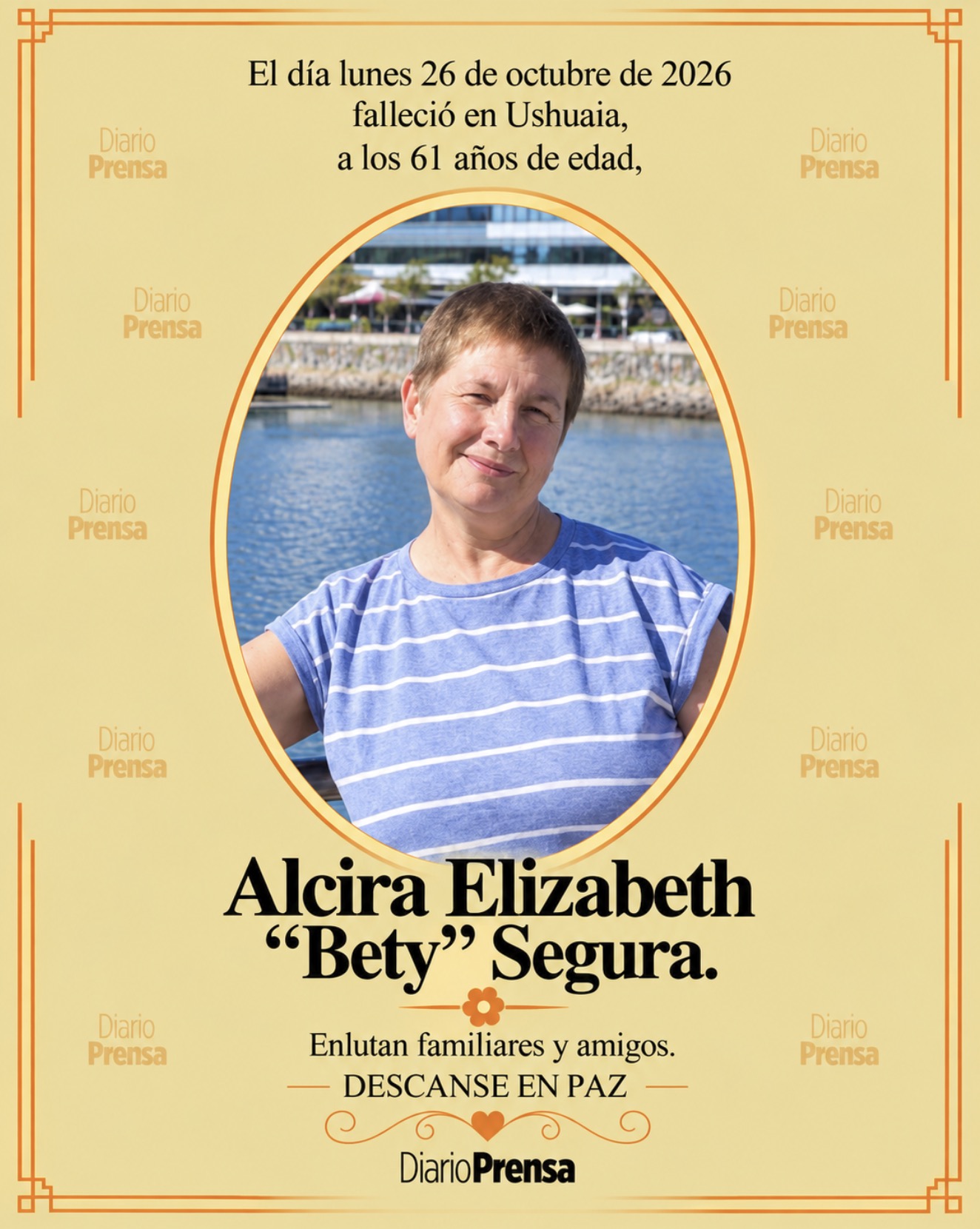 Fallecimiento | Alcira Elizabeth Segura