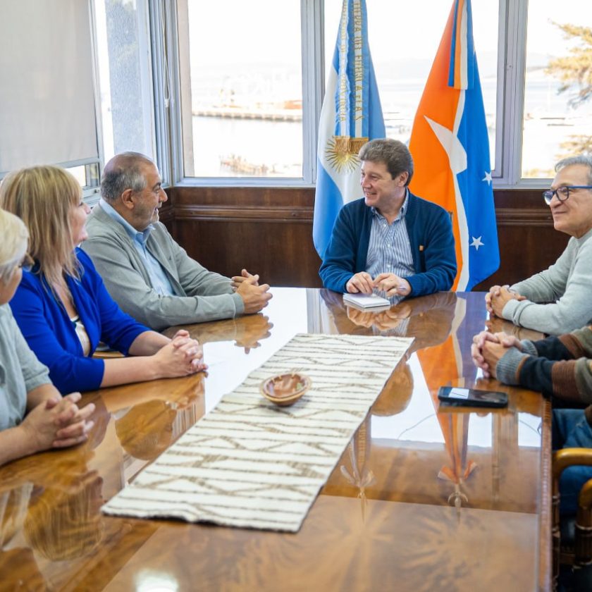 Melella y dirigentes de la CGT analizaron la situación laboral de Tierra del Fuego